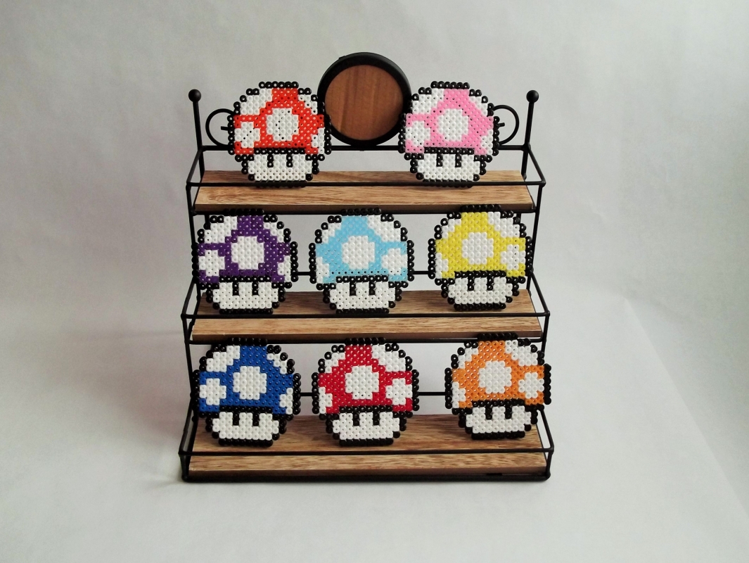 framboisym - Dessous de verre champignon