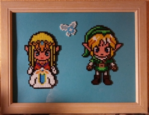 Cadres Zelda et Link