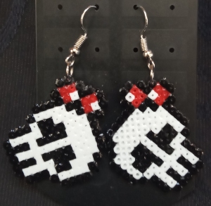 Bijoux Boucles d'oreilles Tête de mort