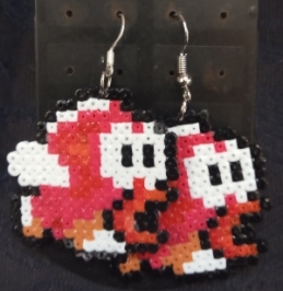 Bijoux Boucles d'oreilles Poisson rouge